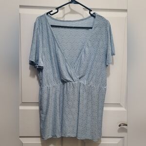 Soly Hux 2x light blue sexy summer top